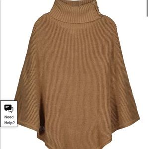 Micheal Kors Turtleneck Stitch Poncho